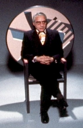 Szene mit Alessandro Mendini